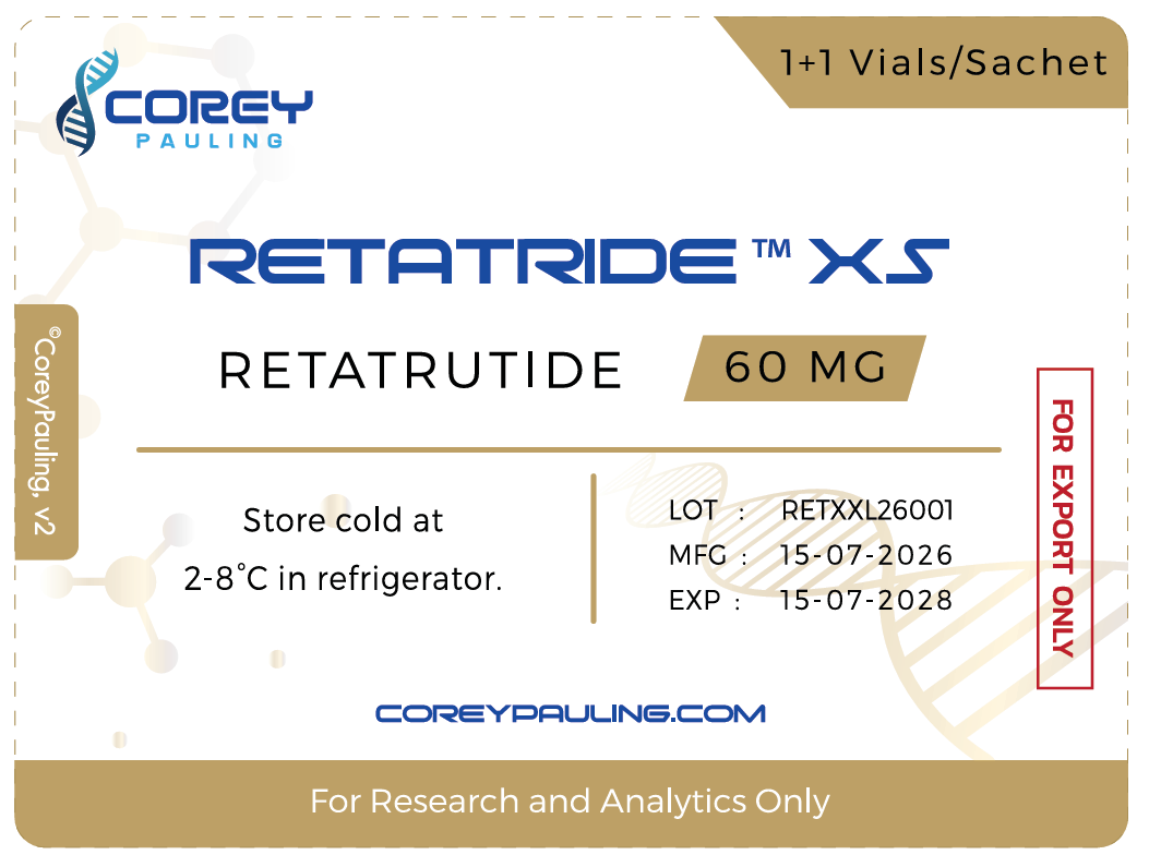 Retatride XS sachet label